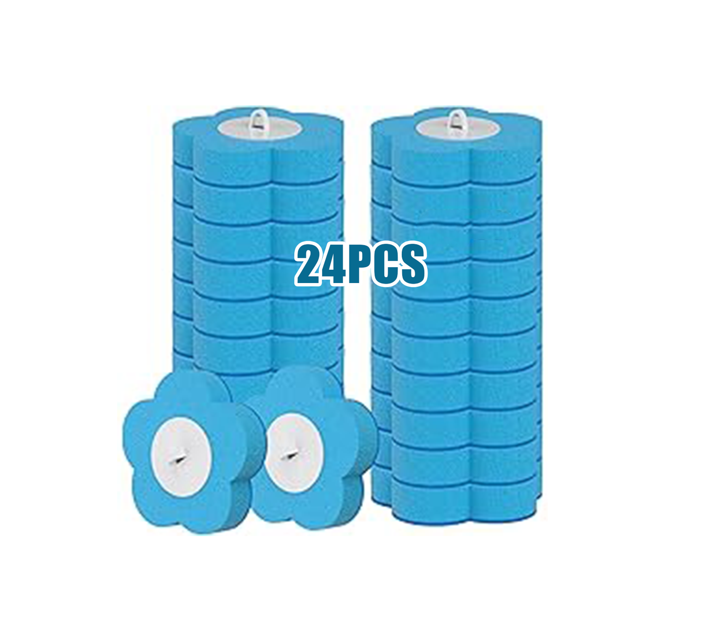 🎁🔥Disposable Toilet Brush 1 Pack- Toilet Bowl Cleaner, Toilet Bowl Brush, Each Toilet Wand with 12PCS Brush Refills for Bathroom Deep Cleaning