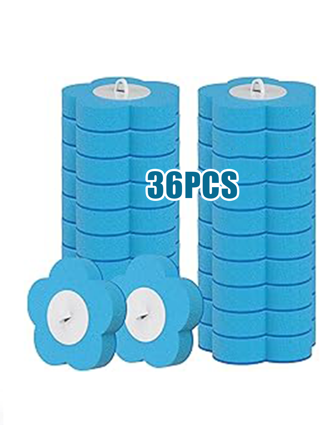 🎁✨Disposable Toilet Brush 1 Pack- Toilet Bowl Cleaner, Toilet Bowl Brush, Each Toilet Wand with 12PCS Brush Refills for Bathroom Deep Cleaning