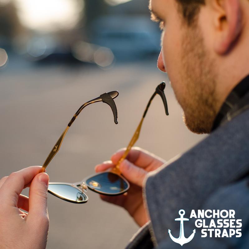 🎉 New Year Sale – Up to 50% Off! Anchor Glasses Grips - 3 Pack - Anti Slip Eyeglass Holder Ear Grip Sunglasses Retainer Temple Tip Reading Glasses Holder