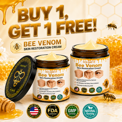 🔥2026 New Rolimey® Bee Venom Advanced Skin Rescue Cream | Botox-Inspired Firming & Smoothing Care for All Skin Types