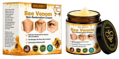🔥2026 New Rolimey® Bee Venom Advanced Skin Rescue Cream | Botox-Inspired Firming & Smoothing Care for All Skin Types