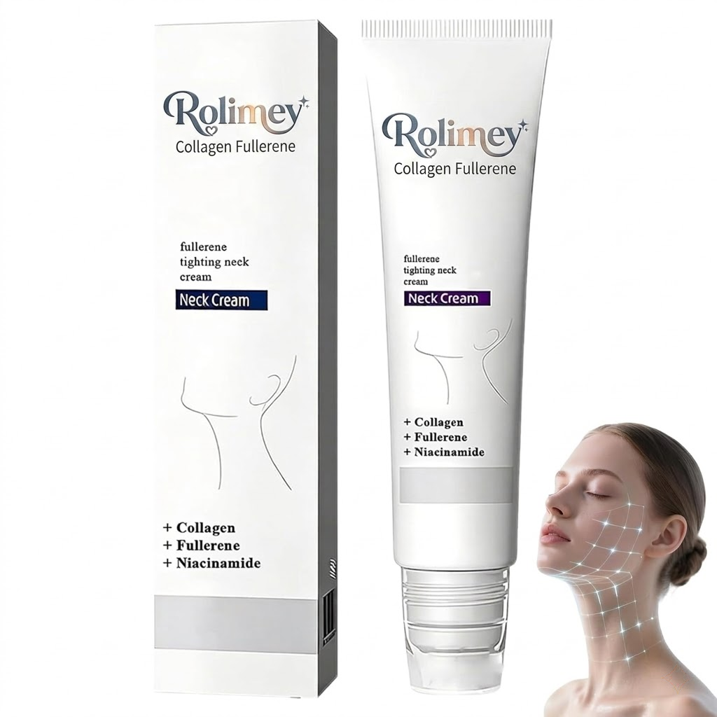 🎁💫Rolimey® Collagen Fullerene Cream, Rolimey Collagen Cream with Collagen Peptides, 2026 New Tighten & Lift Cream for Crepey Skin, Wrinkles and Tightening for Skin Types