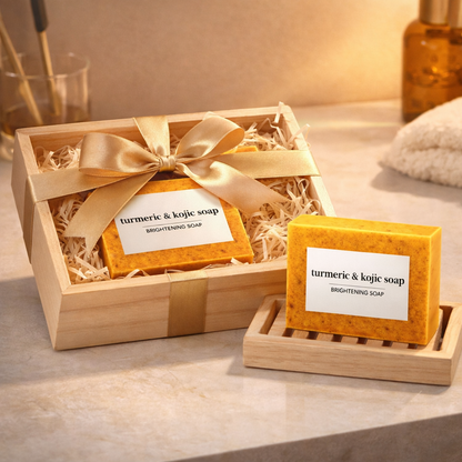 🌟 Kojic Acid Dark Spot Remover Soap Bars – Brightening Miracle 🌟 Vitamin C 🍋 + Retinol ✨ + Collagen 💖 + Turmeric 🌿 Japanese Formula 🇯🇵 | Hyaluronic Acid 💧 | Shea Butter 🧈 & Olive Oil 🫒 3 Pack