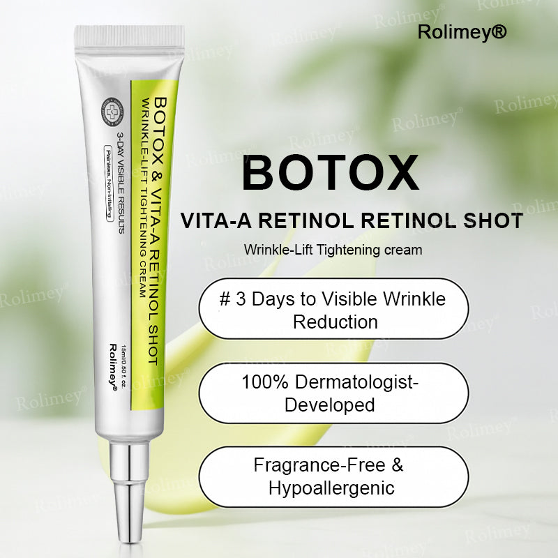 🍈Made and shipped from the UK 💫Rolimey® Botox & Vita-A Retinol Shot Wrinkle-Lift Tightening cream - Last Day Promotion 70% OFF