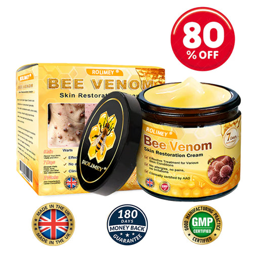 🥇FDA Approved: Rolimey® Bee Venom Skin Restoration Cream — 🔥Limited Time 80% OFF🔥