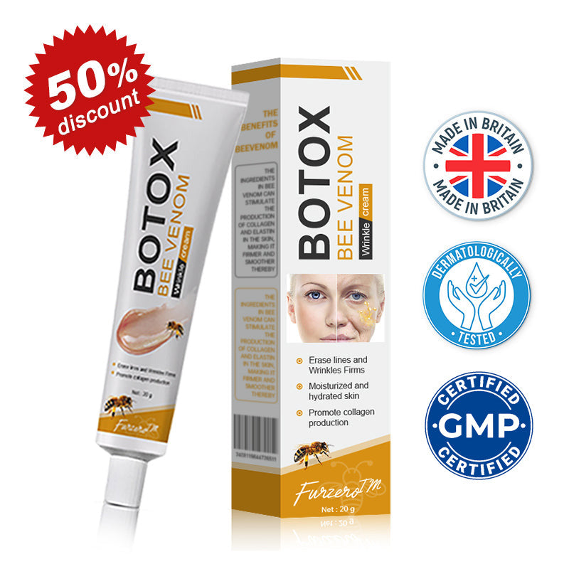 (🍦Made and Shipped from UK✅) Official Store |Furzero™ Botox Bee Venom Wrinkle Removal Cream- LAST DAY 70% OFF