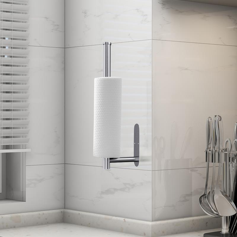 New Year's Special 🎉:Limited-time offer! Up to 65% off, discount applied automatically when added to cart!Wall-mounted Punch-free Paper Towel Holder —— Space-saving Kitchen Organizer