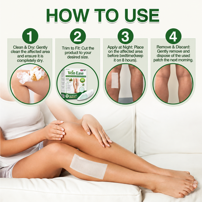 🇬🇧👨‍⚕️GFOUK® 7-in-1 Microneedle Vein & Lipedema Treatment Patch | Non-Surgical Alternative for Varicose Bulges, Spider Veins & Chronic Leg Swelling | Expert Approved