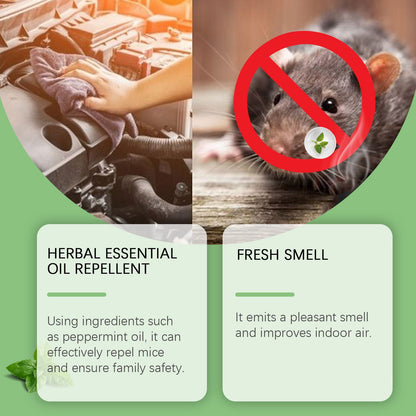 🔥[7𝟎% 𝐎𝐅𝐅 𝐋𝐀𝐒𝐓 𝐓𝐇𝐑𝐄𝐄 𝐃𝐀𝐘𝐒]Mouse Repellent Pouches – Natural Rodent Deterrent with Peppermint Oil (10 Pouches) – Safe & Non-Toxic – Keep Mice Out of Homes, Garages, Warehouses & Cars – People & Pet Friendly