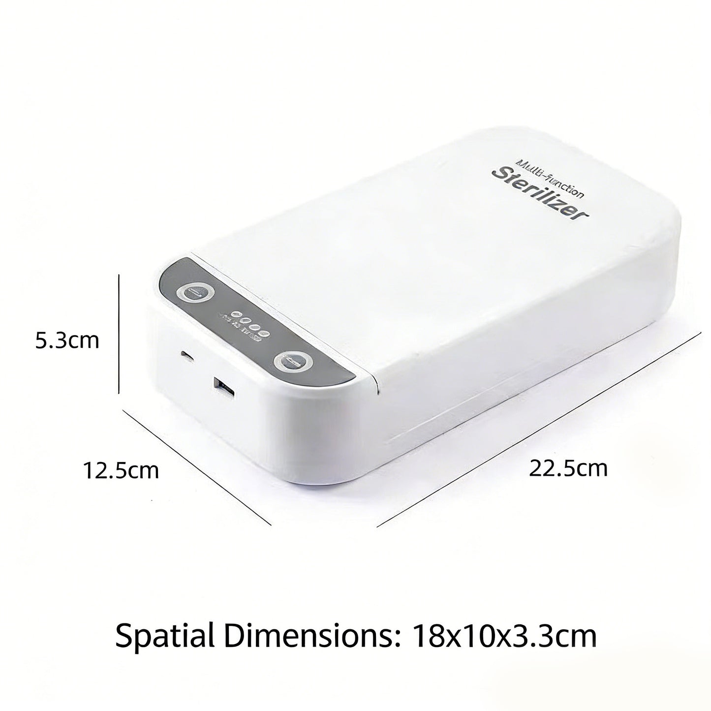 Portable UV-C Ultraviolet Disinfection Box – Ideal for Phones, Toothbrushes, Masks, Nail Art Tools, and More – Sterilization with Quiet Operation, Safe for Children