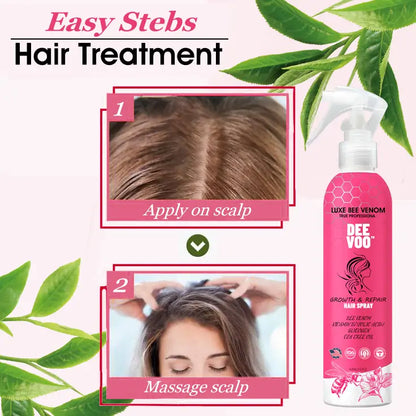 ✨️DeeVoo™   Luxe Bee venom Scalp Treatment HairGrᴏᴡth Hair Spray(Hurry, 80% OFF - Only 30 minutes left 🫧)