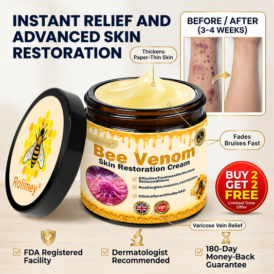 👨‍⚕️👨‍⚕️: Bee Venom · Botox Advanced Skin Rescue — Specifically Formulated for Paper-Thin, Fragile & Easy-Bruising Skin