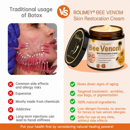 🌟Rolimey® Bee venom Pro Comprehensive Cream —Tightening for Skin Types 🔥