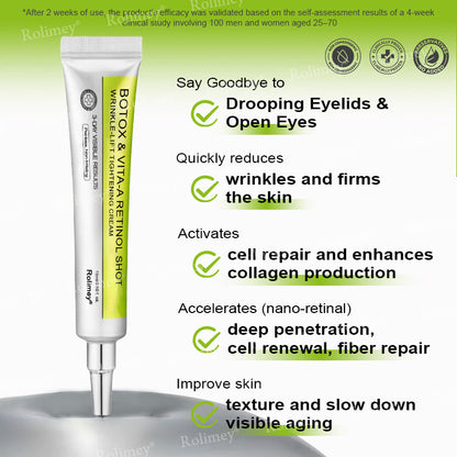 🍈Made and shipped from the UK 💫Rolimey® Botox & Vita-A Retinol Shot Wrinkle-Lift Tightening cream - Last Day Promotion 70% OFF