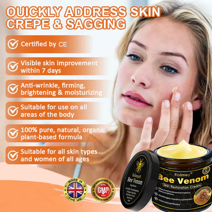🔥Latest model Rolimey® Bee venom Max Comprehensive Cream - Repair level increased by 65% 🔥 LAST DAY 80% OFF