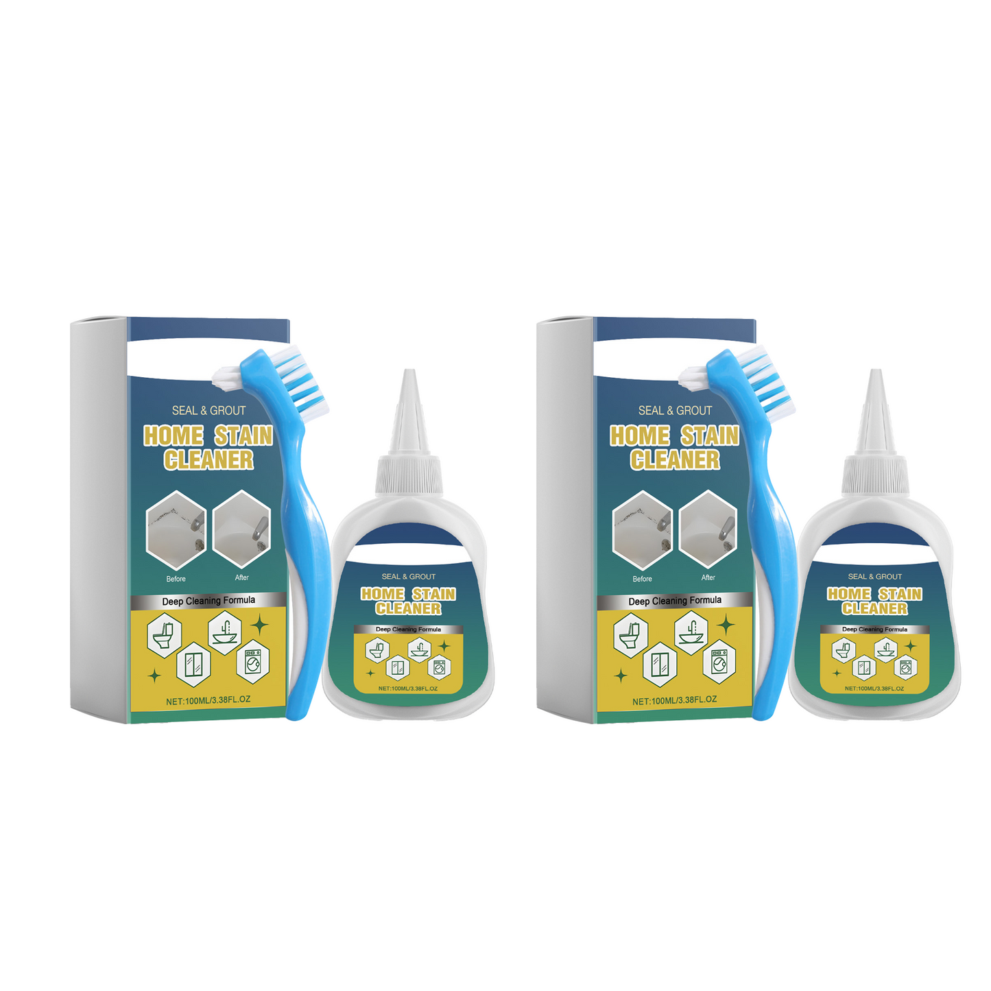 🎉 2026 New Year Limited-Time Offer! 🎉Enjoy up to 70% off on Household Stain Remover Gel 🧴, Deep Cleaning Gel with Brush 🧽, perfect for tile grout 🏠, washing machine seals 🧺, refrigerator rubber ❄️, wall and shower stains 🚿