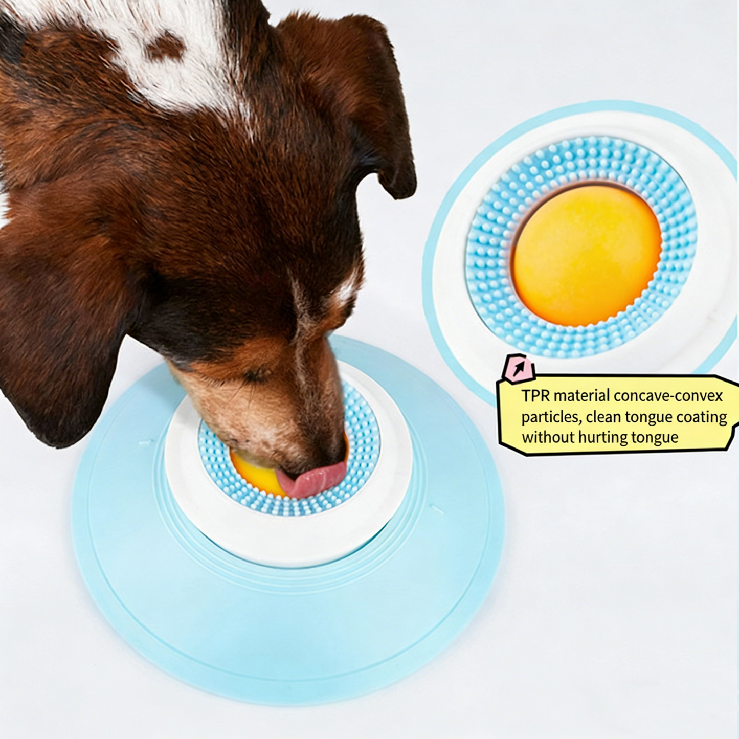 2026 New Pet Licking Game 🐾 Slow-Patient, Anti-Tumble, Self-Entertaining, Entertainment Snack 🍖, Slow-Patient Food Plate 🍽️, Dental Cleaning 🦷, Cat Toy 🐱, Dog Toy 🐕.Safe PP material.
