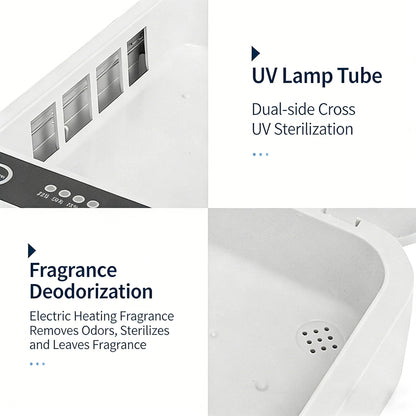Portable UV-C Ultraviolet Disinfection Box – Ideal for Phones, Toothbrushes, Masks, Nail Art Tools, and More – Sterilization with Quiet Operation, Safe for Children