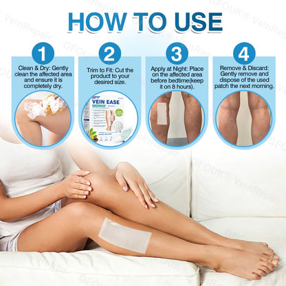 🇬🇧👨‍⚕️⬆️GFOUK® 7-in-1 Pure Natural Vein Repair Patch⚡Instant Relief, Long-Term Results-100% Hormone-Free & Botanical Power