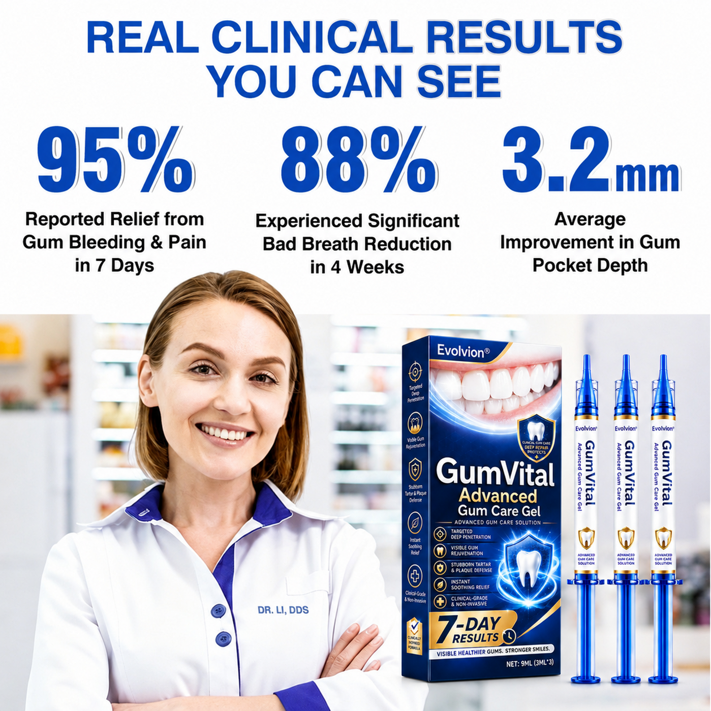 🧑‍⚕️🦷Evolvion® GumVital Advanced Gum Care Gel🛡️