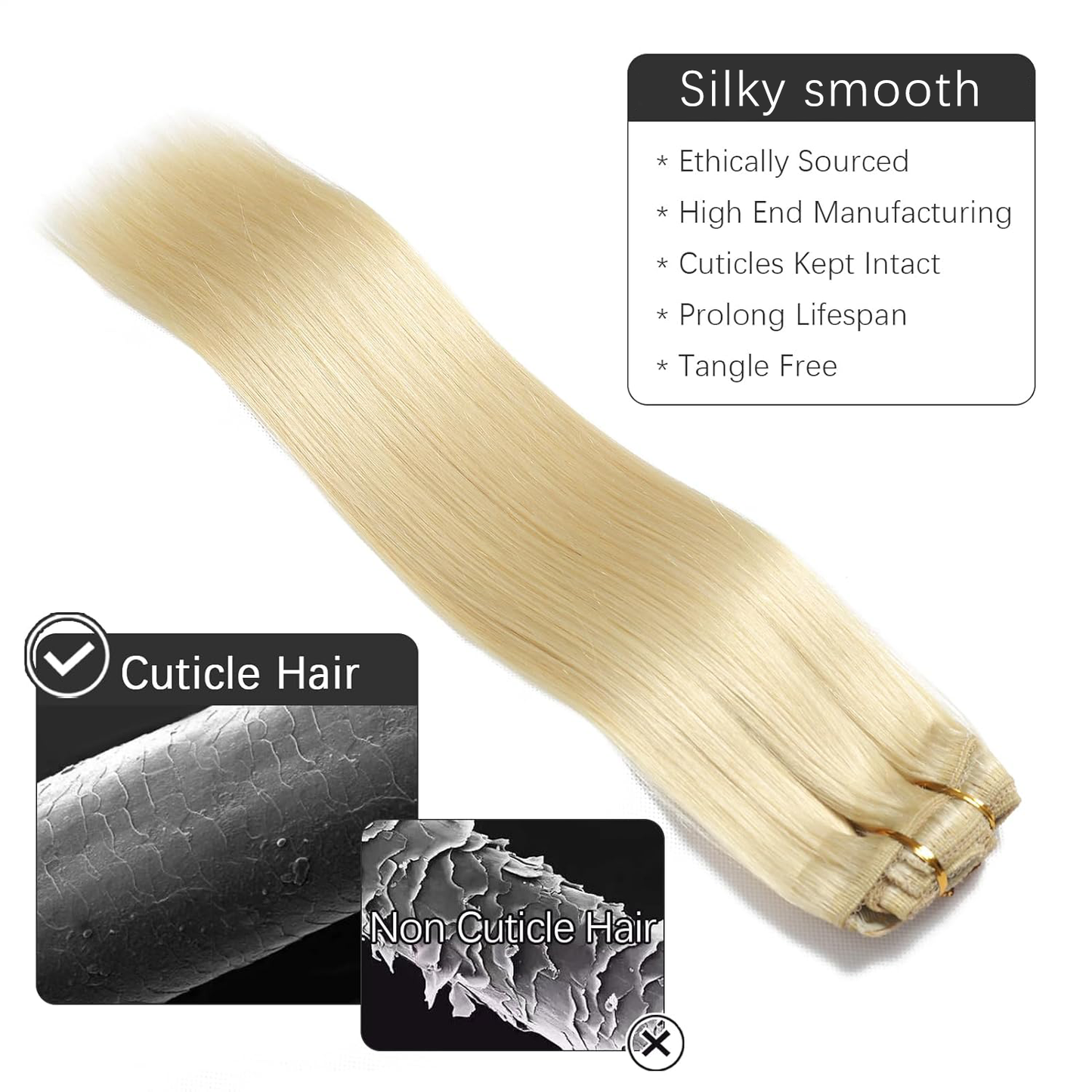 New Year's Special Offer 🎉: Enjoy a 30% Discount 💸 on Women's Hair Extension Clips 💇‍♀️, Approximately 60cm (24 inches) 📏, 160g ⚖️, 7-Piece Set 🎀, Available in Dark Brown 🟤, Chocolate 🍫, and Blonde 💛 for Smooth, Straight Hair ✨.