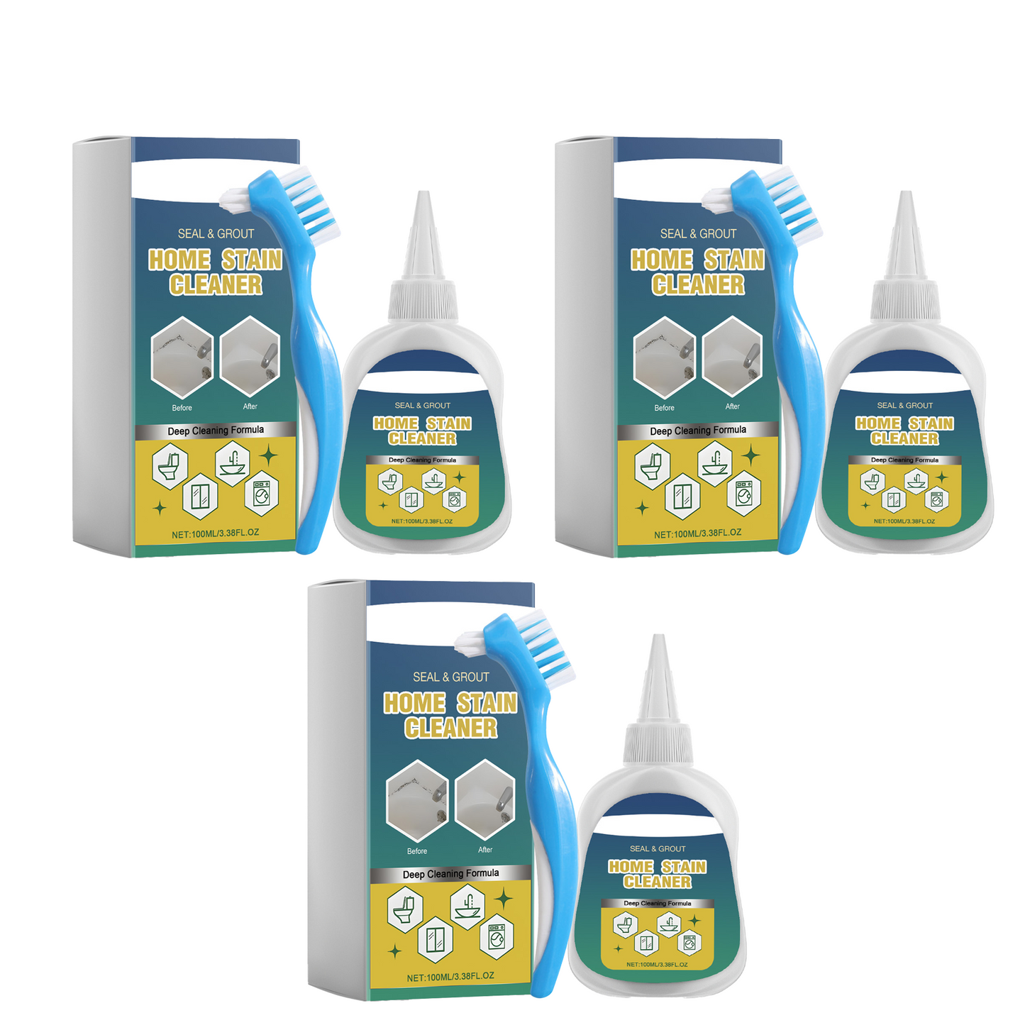 🎉 2026 New Year Limited-Time Offer! 🎉Enjoy up to 70% off on Household Stain Remover Gel 🧴, Deep Cleaning Gel with Brush 🧽, perfect for tile grout 🏠, washing machine seals 🧺, refrigerator rubber ❄️, wall and shower stains 🚿