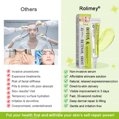 🍈Made and shipped from the UK 💫Rolimey® Botox & Vita-A Retinol Shot Wrinkle-Lift Tightening cream - Last Day Promotion 70% OFF