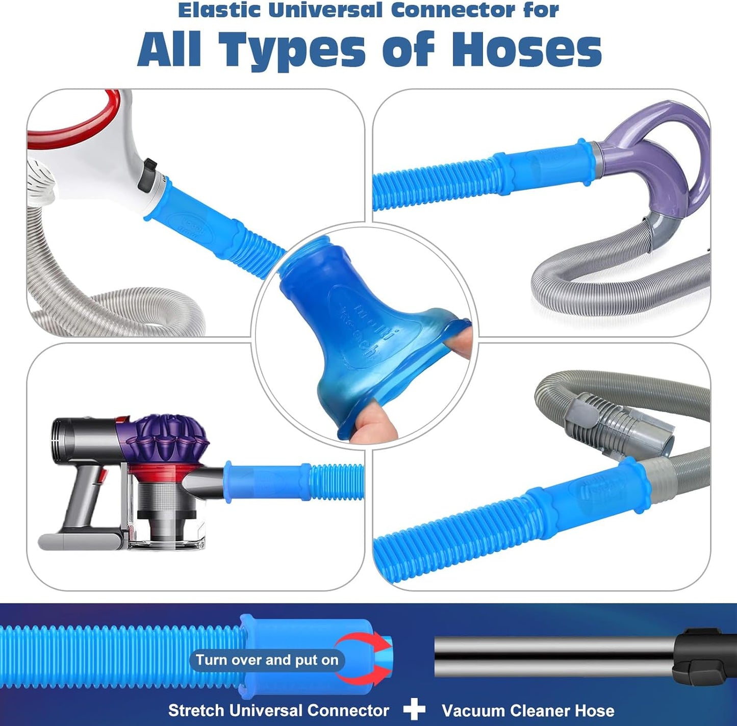 🔥LAST DAY SALE 50% OFF🔥Universal Lint Cleaning Kit with Stretch Vacuum Connector