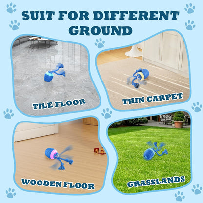 🎁🐶Smart pet rolling ball,Automatic dog walking toys,Interactive dog toys🐾Perfect for when you're bored or training, plays music, USB rechargeable.