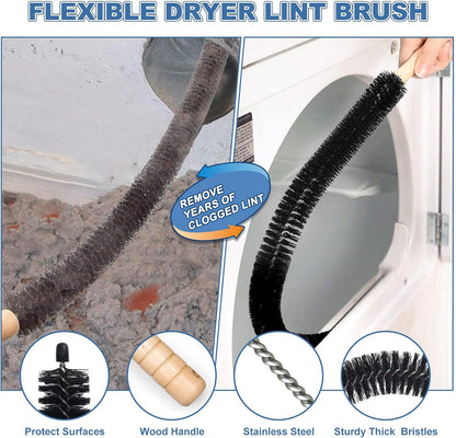 🔥LAST DAY SALE 50% OFF🔥Universal Lint Cleaning Kit with Stretch Vacuum Connector