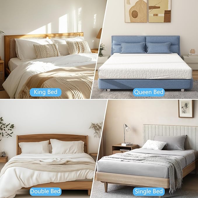 ✨Sheet Holders for Bedding, Bed Sheet Holder with Lock Strips Set Non-Slip Bed Sheet Corner Locks Universal Fitted Sheet Holder for All Mattresses
