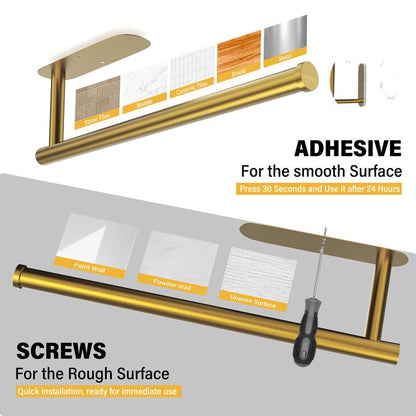 New Year's Special 🎉:Limited-time offer! Up to 65% off, discount applied automatically when added to cart!Wall-mounted Punch-free Paper Towel Holder —— Space-saving Kitchen Organizer