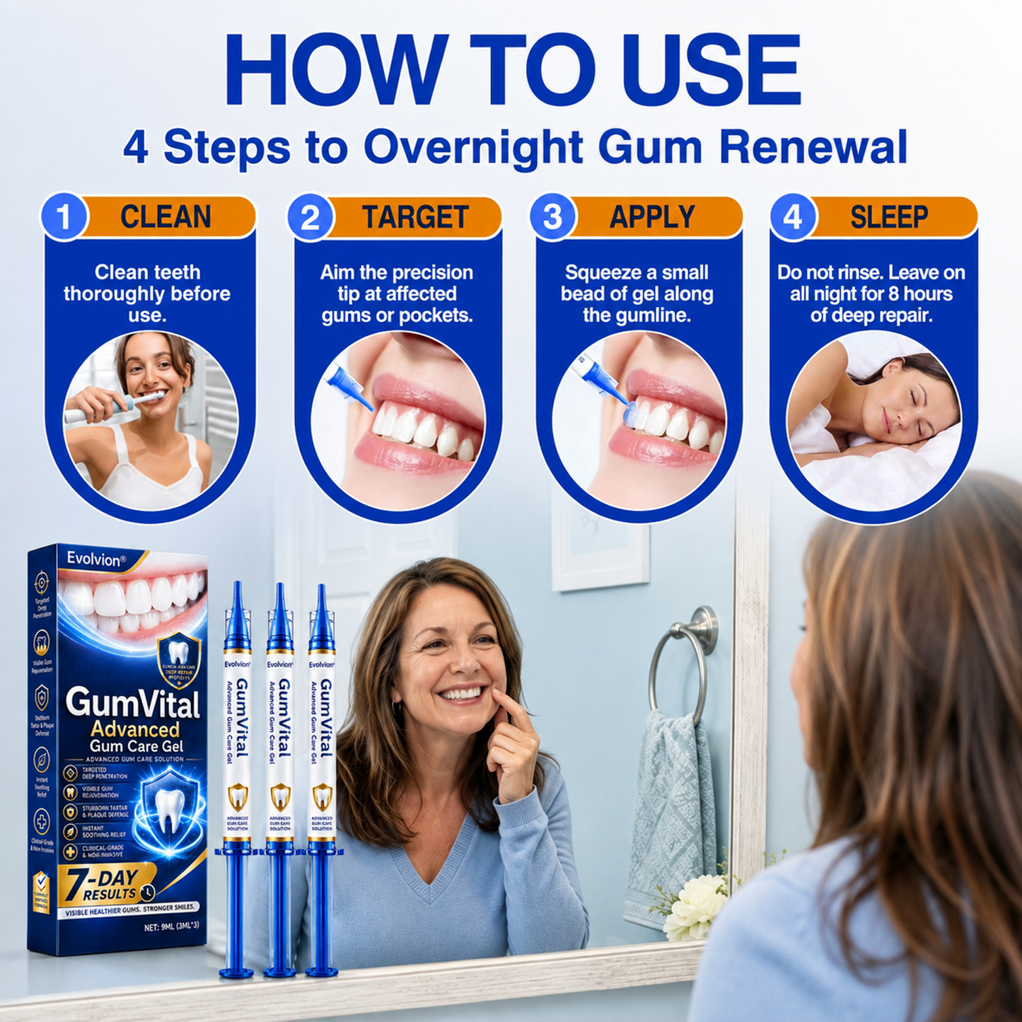 🧑‍⚕️🦷Evolvion® GumVital Advanced Gum Care Gel🛡️