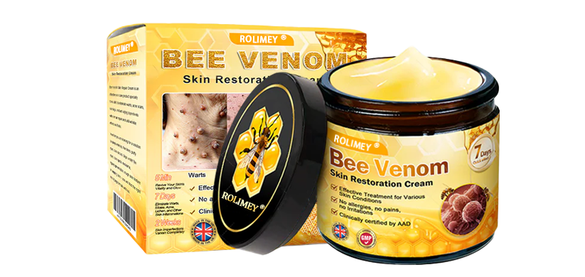 🥇FDA Approved: Rolimey® Bee Venom Skin Restoration Cream — 🔥Limited Time 80% OFF🔥
