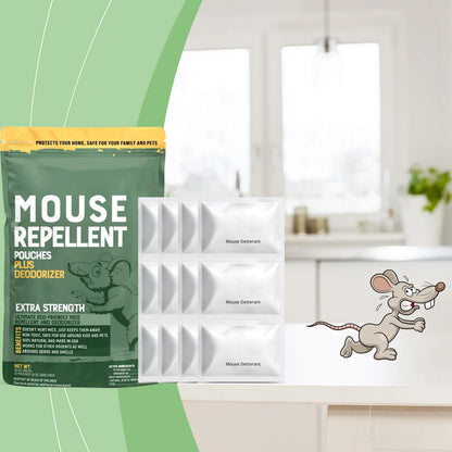 🔥[7𝟎% 𝐎𝐅𝐅 𝐋𝐀𝐒𝐓 𝐓𝐇𝐑𝐄𝐄 𝐃𝐀𝐘𝐒]Mouse Repellent Pouches – Natural Rodent Deterrent with Peppermint Oil (10 Pouches) – Safe & Non-Toxic – Keep Mice Out of Homes, Garages, Warehouses & Cars – People & Pet Friendly