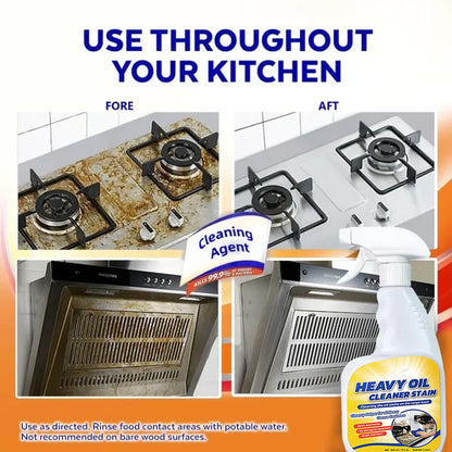 All Purpose Kitchen Heavy Oil Cleaning Agent-Antibacterial Spray for Countertops, Ovens, and Appliances