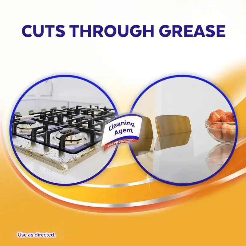 All Purpose Kitchen Heavy Oil Cleaning Agent-Antibacterial Spray for Countertops, Ovens, and Appliances
