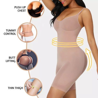 New Year's Special 🎉: 2026 New Seamless Shapewear for Women 👗, Featuring a Hip-Lifting Design 🍑, Full-Body Camisole 💃, Tummy Control 💪, and Body Shaping 🔥. Plus Sizes Also Available 🌟.
