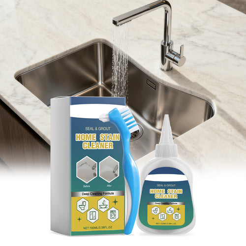 🎉 2026 New Year Limited-Time Offer! 🎉Enjoy up to 70% off on Household Stain Remover Gel 🧴, Deep Cleaning Gel with Brush 🧽, perfect for tile grout 🏠, washing machine seals 🧺, refrigerator rubber ❄️, wall and shower stains 🚿