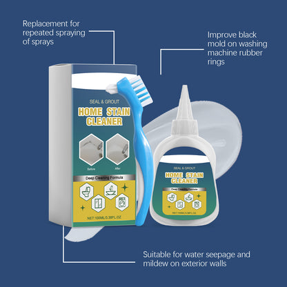 🎉 2026 New Year Limited-Time Offer! 🎉Enjoy up to 70% off on Household Stain Remover Gel 🧴, Deep Cleaning Gel with Brush 🧽, perfect for tile grout 🏠, washing machine seals 🧺, refrigerator rubber ❄️, wall and shower stains 🚿