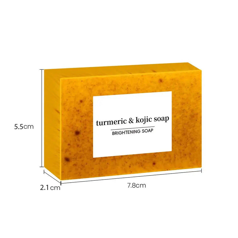 🌟 Kojic Acid Dark Spot Remover Soap Bars – Brightening Miracle 🌟 Vitamin C 🍋 + Retinol ✨ + Collagen 💖 + Turmeric 🌿 Japanese Formula 🇯🇵 | Hyaluronic Acid 💧 | Shea Butter 🧈 & Olive Oil 🫒 3 Pack