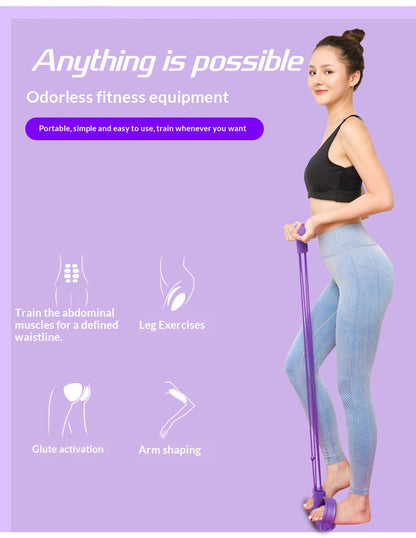 🔥[6𝟎% 𝐎𝐅𝐅 𝐋𝐀𝐒𝐓 𝐓𝐇𝐑𝐄𝐄 𝐃𝐀𝐘𝐒]2026 latest pedal resistance device, detachable and adjustable pedal resistance device, Full-Body Workout at Home Gym, Exercise Sit-up, Yoga, Abdominal Training, puller-LU