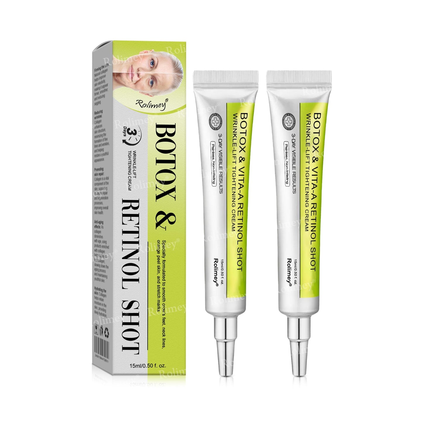🍈Made and shipped from the UK 💫Rolimey® Botox & Vita-A Retinol Shot Wrinkle-Lift Tightening cream - Last Day Promotion 70% OFF