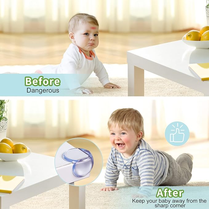 🧒Table Corner Protectors For Bump Safety | 20 Pack, Clear